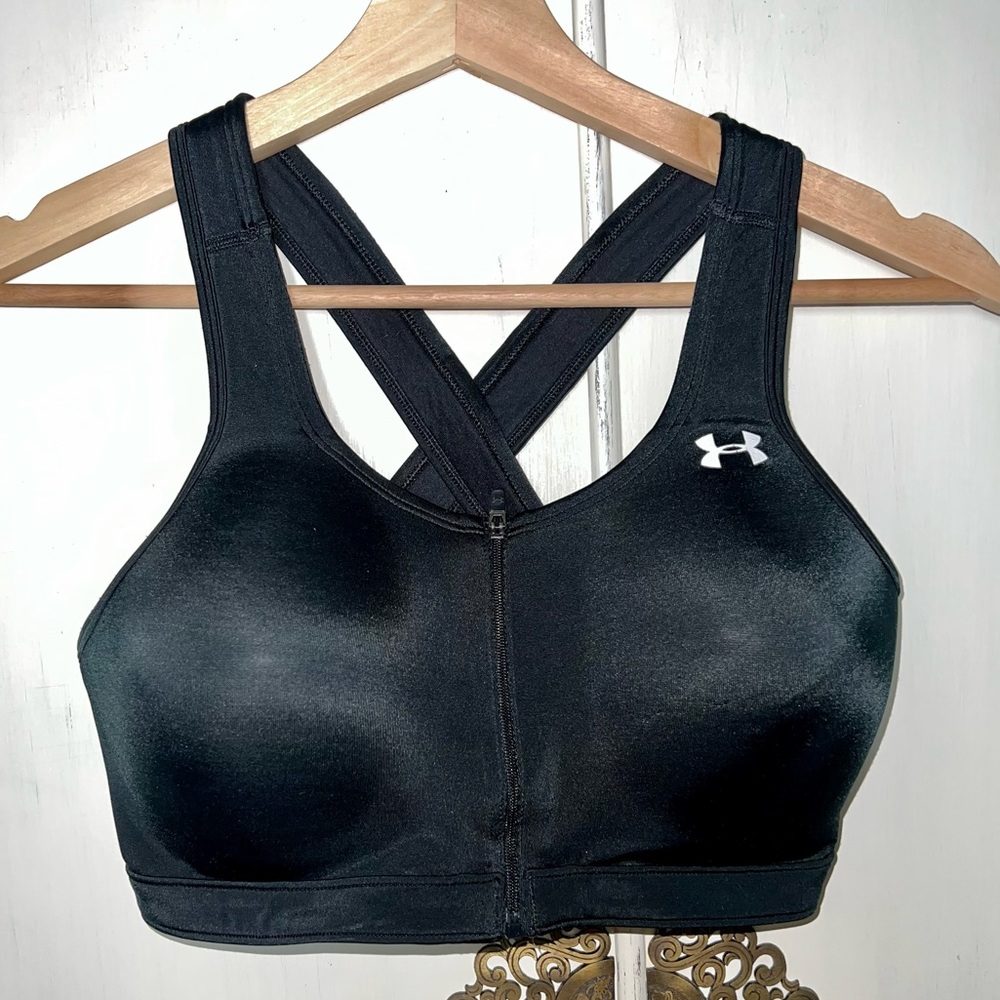 Under Armour Zip Up Sports Bra